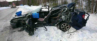 85-årig man omkom i trafikolyckan