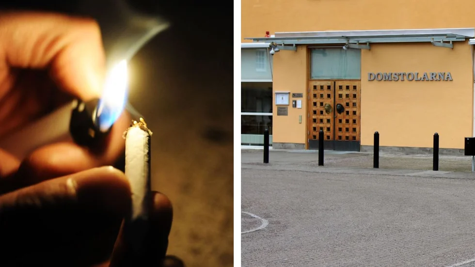 En ettårig pojke fick i sig en liten bit hasch och drabbades av förgiftningssymtom. 