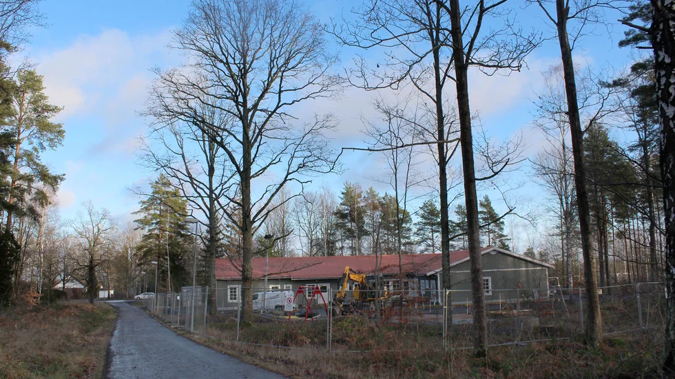 Det är här, vid "nya Kräftan" i Västervik, som storförskolan ska byggas.