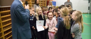 Skolelever prisade för att ha gått och cyklat