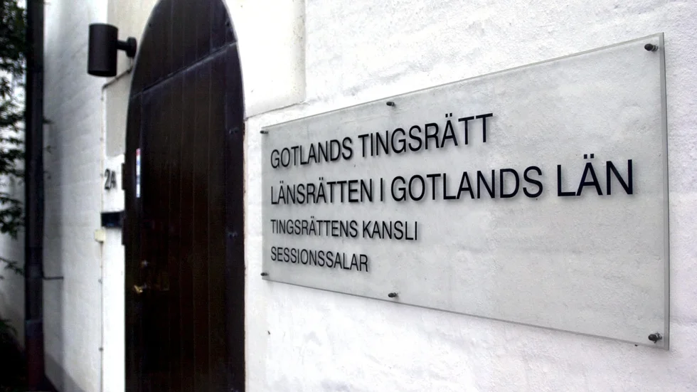 Gotlands tingsrätt.