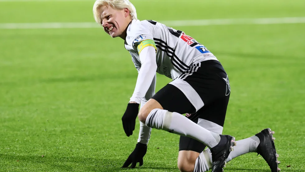 Simon Karlsson kämpade hårt under höstens division 1-kval. Nu gästar Maif-kaptenen Sportens livesända Uppsnack på fredag eftermiddag.