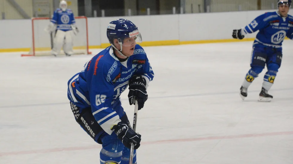 Elias Grönberg gjorde ett mål mot Ronneby.