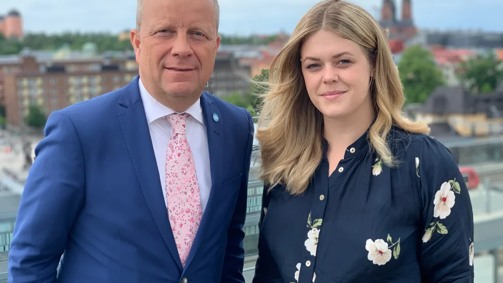 Fredrik Ahlstedt och Alexandra Steinholtz