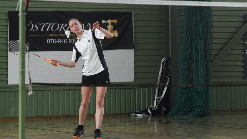 Jennifer Järnström var nöjd med sitt spel efter första matchen, även om det inte blev seger.