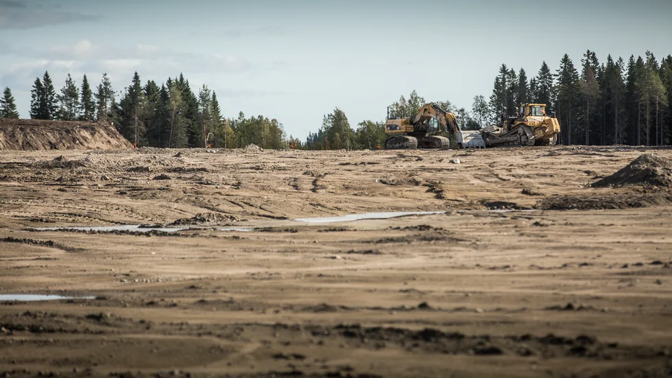 Haraholmen 1 är färdigt och redo för nyetableringar. Kommunen håller även på att förbereda för området Haraholmen 2 som kommer bli lika stort i riktning mot stan. (Arkivbild)