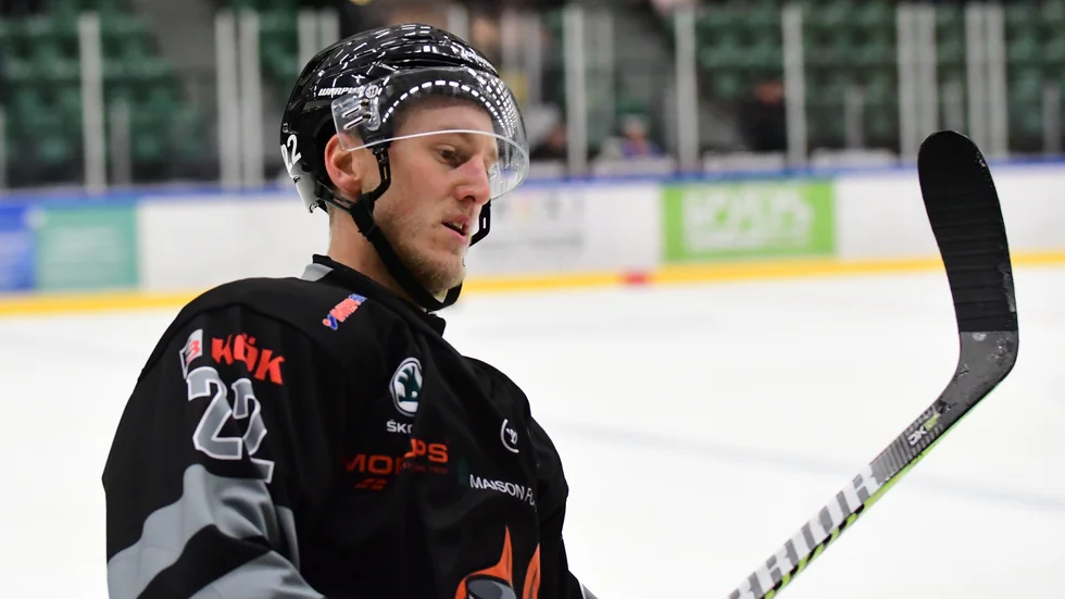 Backen Ludvig Martinsson var delaktig i NSK:s första mål mot Malung.
