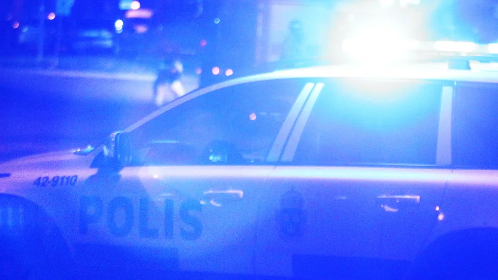 Polisen larmades till resecentrum på fredagskvällen.