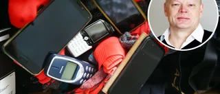 Vi vill ha mobil i reserv – har lager hemma