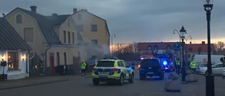 Brand i innerstan - polisen utreder mordbrand
