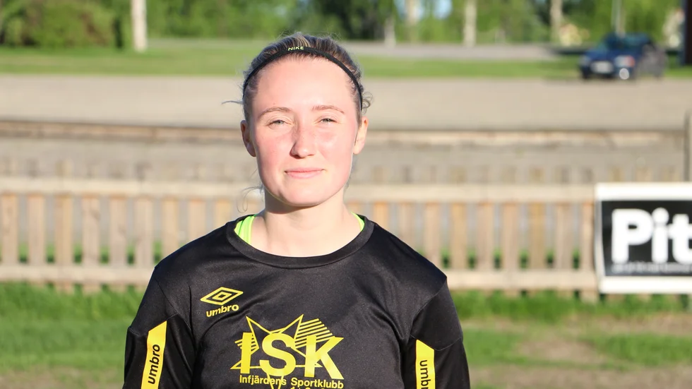 Sanna Karlsson gjorde 2-0 för ISK.
