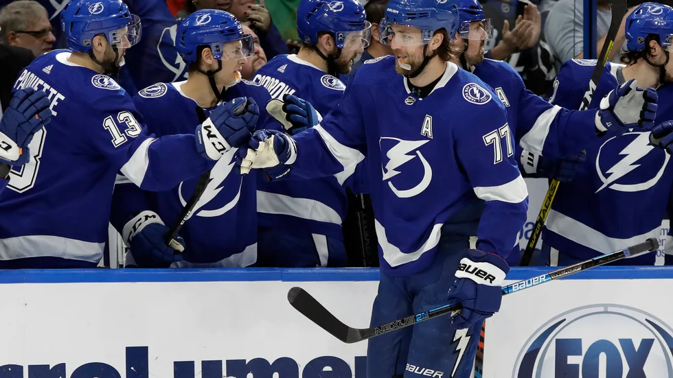 Tampa Bays Victor Hedman (77). Arkivbild.
