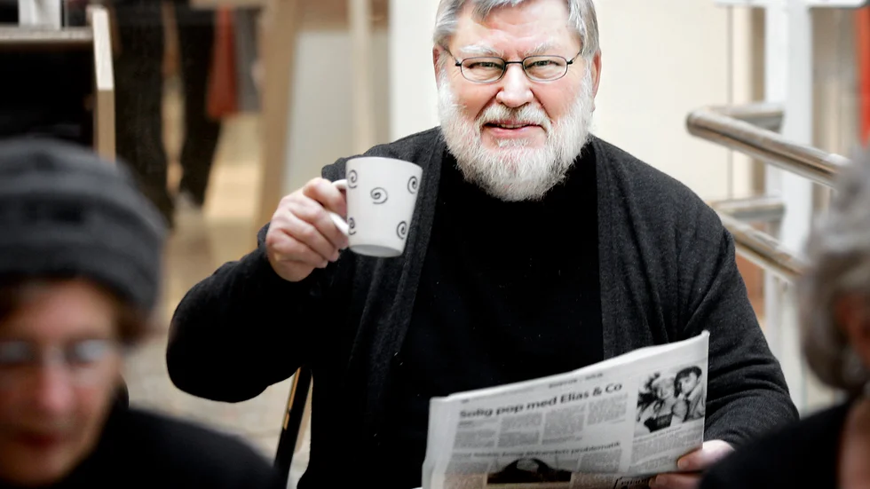 Lasse Müller, kulturprofil i Eskilstuna, har avlidit.