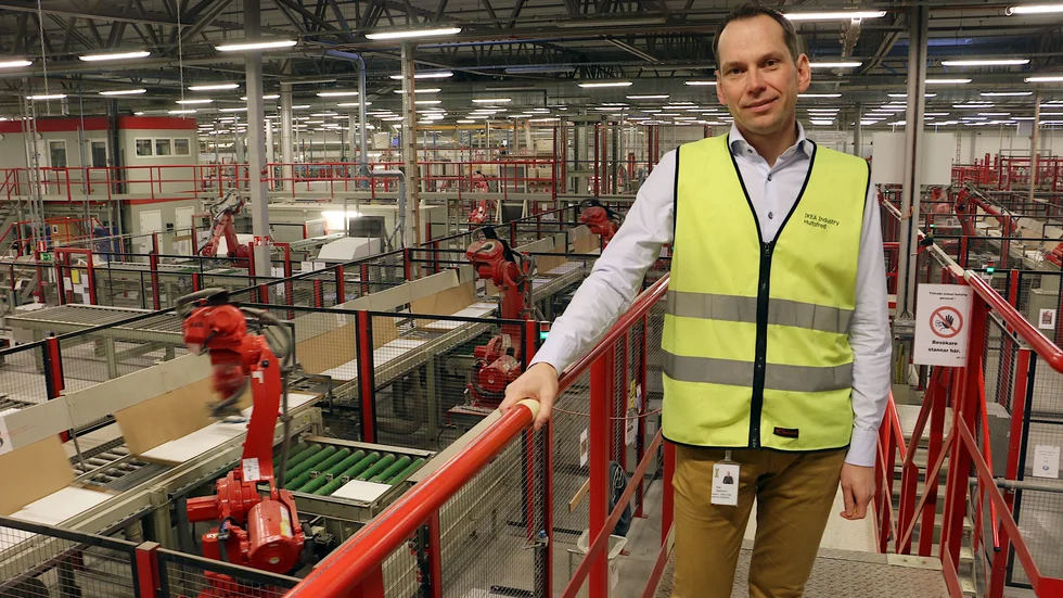 "Vi behöver elen för att kunna utveckla vår produktion och företaget vidare", säger Klas Franzén, vd för Ikea Industry.
