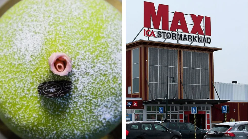 En 21-årig man har dömts för att ha stulit en tårta på Ica Maxi. 