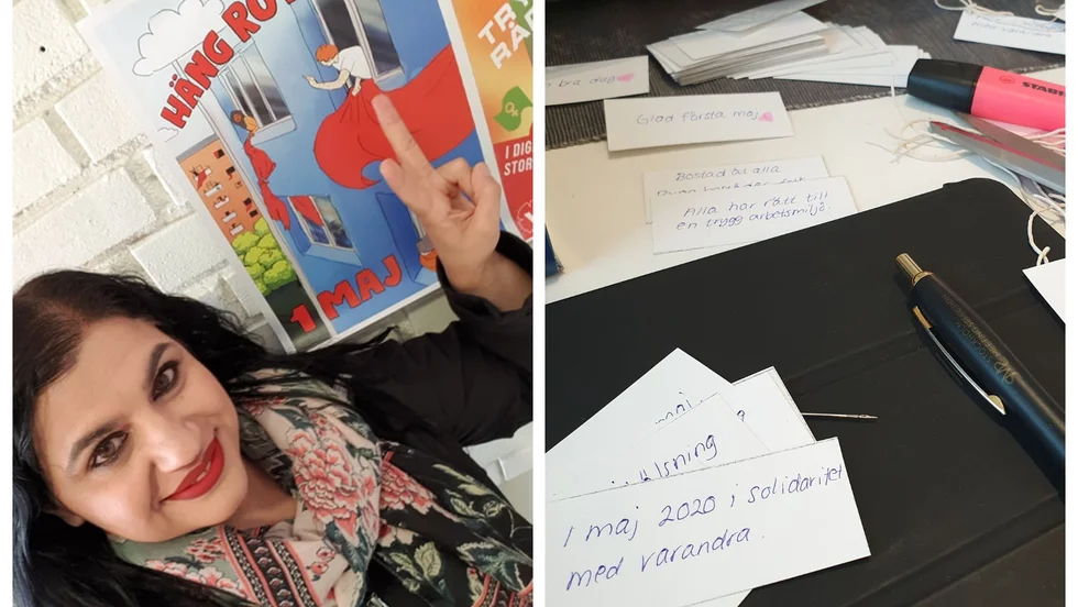 Sofia Mir (V), vice ordförande i Vänsterpartiet Sigtuna. 