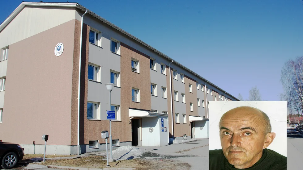 Sven-Åke Lundström, hyresgäst hos Bodenbo som inte ger sig i första taget.