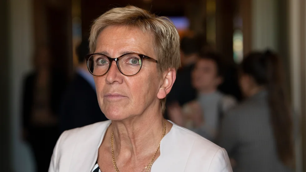 Kerstin Lundgren, Centerpartiets utrikespolitiska talesperson, anser att medieföretag behöver skyddas från utländska uppköp med tvivelaktiga syften. Arkivbild.