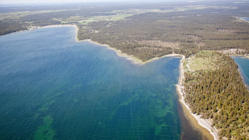 Den numera avslagna bygglovsansökan gäller ett icke detaljplanelagt område i Valleviken.