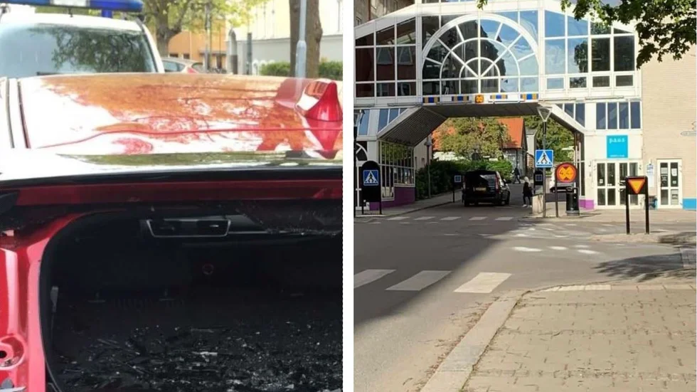 Två män hamnade i bråk efter en trafikincident på Torkelbersggatan. 