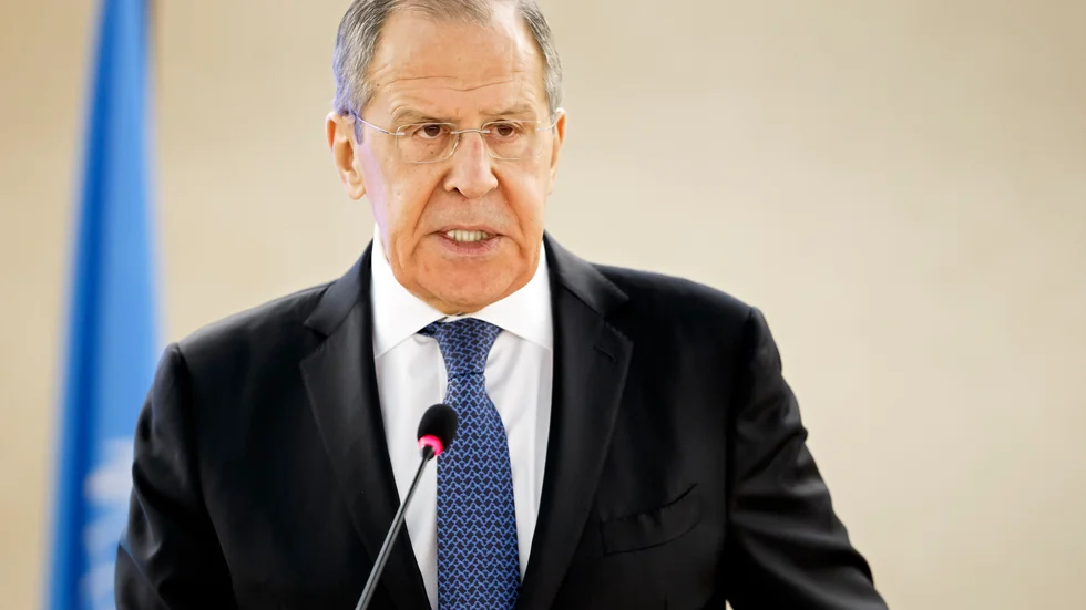 Rysslands utrikesminister Sergej Lavrov. Arkivbild.