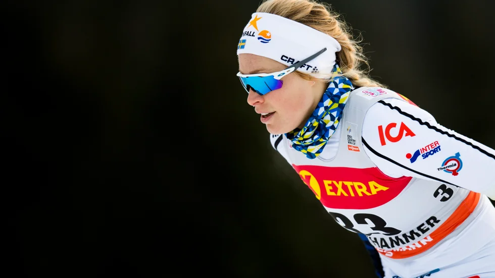 Landslagsskidåkaren Jennie Öberg blev väldigt sjuk av det nya coronaviruset och vill nu varna andra. Arkivbild.