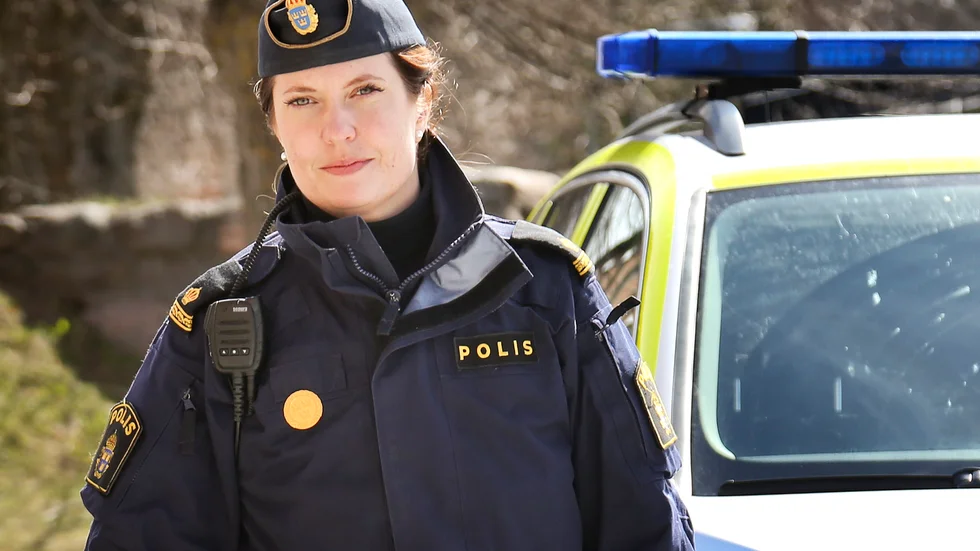 Jenny Hederstedt, yttre befäl vid Polisen på Gotland. 