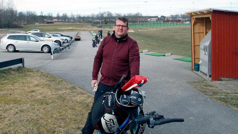 "Det gäller att tänka till", säger Strängnäsgolfaren Patrik Wallerström.