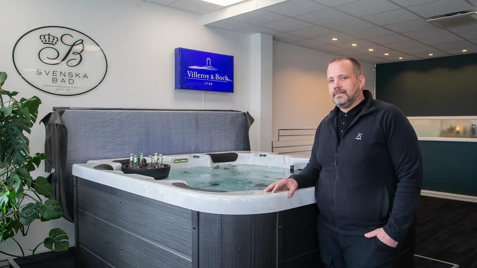 "För oss i branschen är det jättebra, det kommer generera fler kunder och dessutom kanske fler arbetstillfällen", säger Andreas Baudin, ägare av Aquae pool och spateknik, om det nya avtalet.