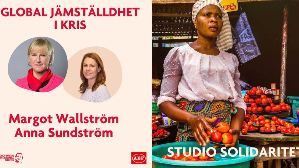 "Studio Solidaritet" är en digital samtalsserie som arrangeras av Olof Palmes Internationella Center.