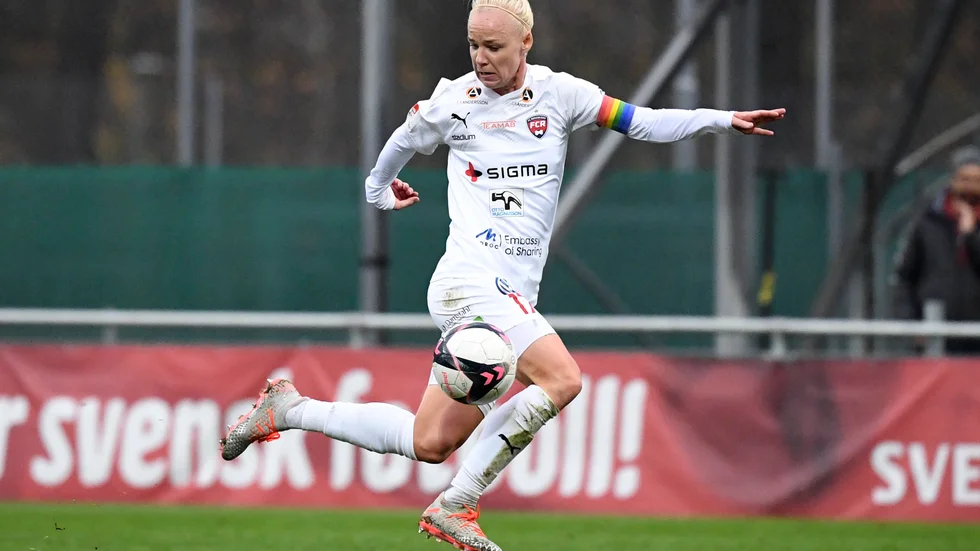 Caroline Segers Rosengård och alla andra klubbar i damallsvenskan hoppas kunna vara i gång med seriespelet i slutet av juni. Arkivbild.