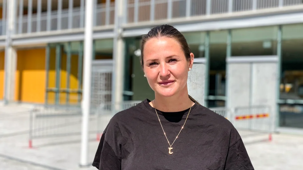 Nicole Odelberg Modin utanför Studenternas.