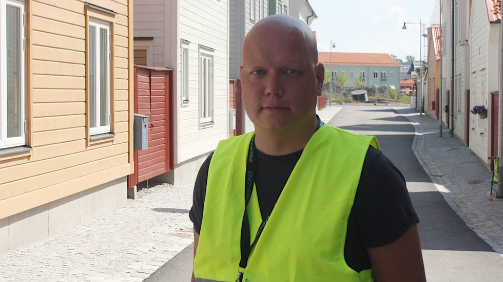 Kai Johansson är projektledare för Stadsparken i Mariefred.