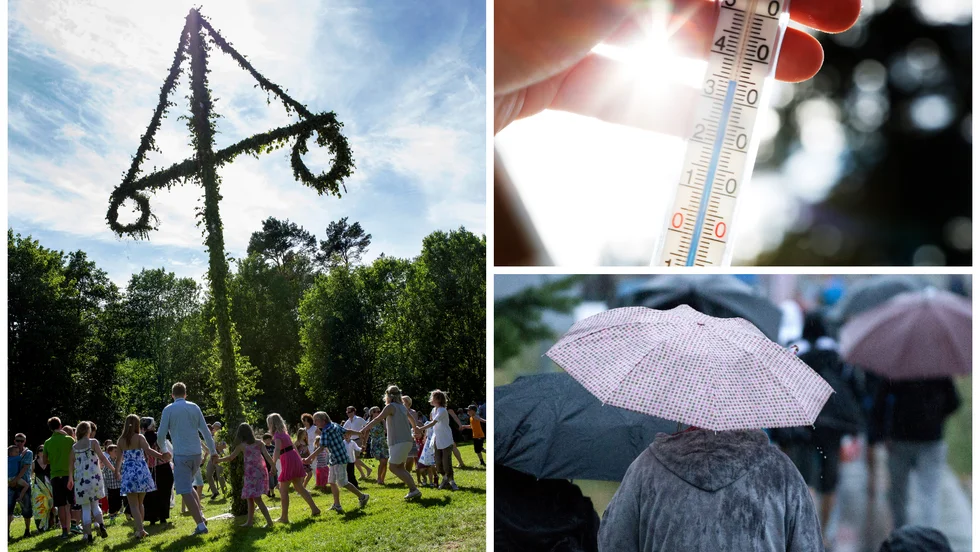 Någon högsommarvärme verkar det inte bli i de norra delarna av Kalmar län. 