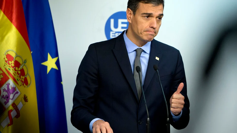 Spaniens premiärminister Pedro Sanchez. Arkivbild.