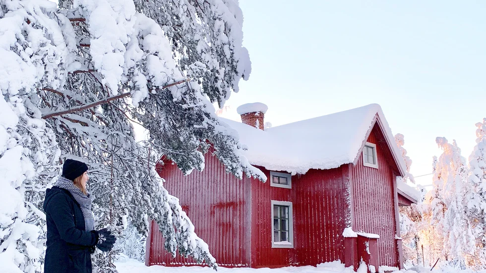 Åtta kilometer utanför Jörn finns lilla Piptjärn, med mycket skog och lite hus. 
