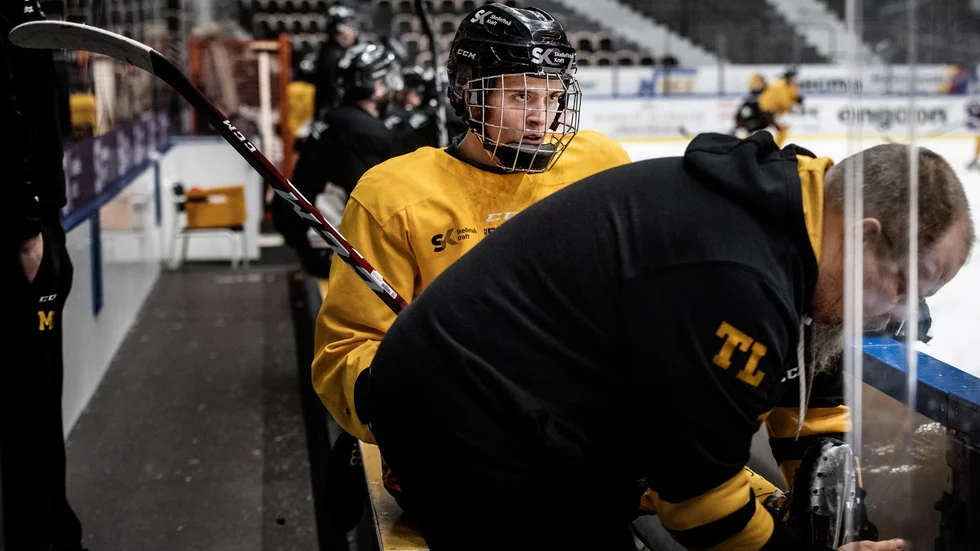 Gabriel Säll gjorde ett mål under helgen med AIK:s J20-lag.