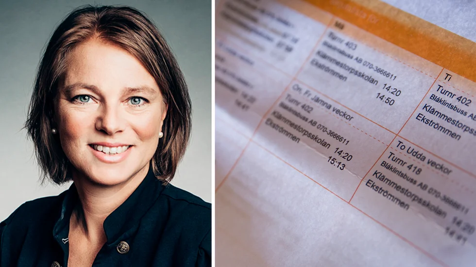 I avtalet mellan Östgötatrafiken och trafikföretagen står att elever med särskilda behov så långt som möjligt ska köras av ett fåtal förare. Nu trycker Eva Jylltorp på ÖT på företagens ansvar i den frågan.