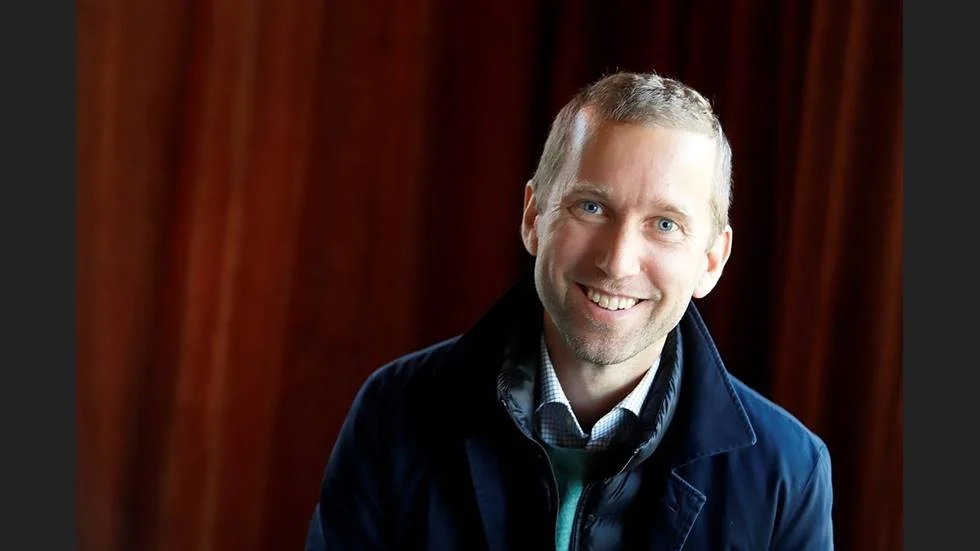 Kommunstyrelsens ordförande Jacob Högfeldt (M). 