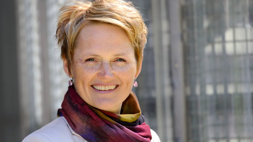 Anna Karin Hatt, vd för LRF, ser positivt på svensk livsmedelsproduktion trots viruskrisen. Arkivbild.