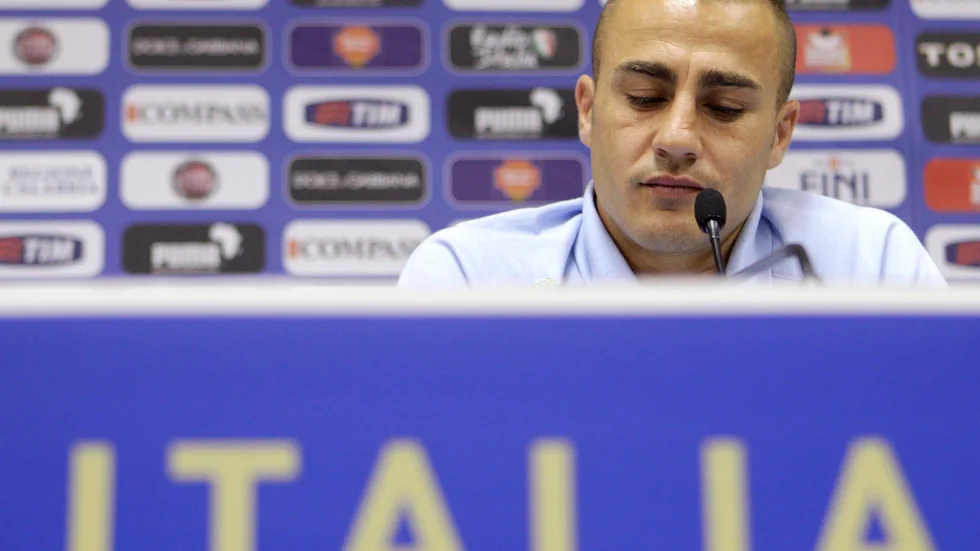 Fabio Cannavaro uppmanar det Italienska folket att enas i kampen mot coronaviruset. Arkivbild.