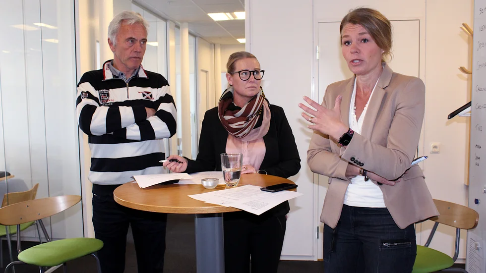Reidar Svedahl (L), Cecilia S Aldén och Sophia Jarl (M) sitter alla med i näringslivsrådet och har nära kontakt med företagen om den rådande situationen.