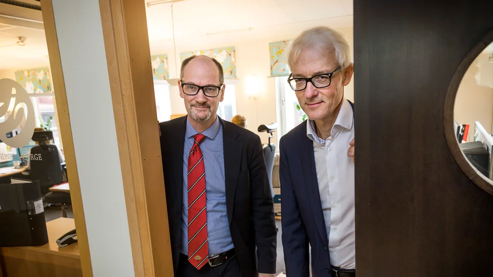 Fondbolaget Didner & Gerge grundades i Uppsala 1994 av Adam Gerge och Henrik Didner. Bilder från när UNT mötte dem inför företagargalan 2017.
