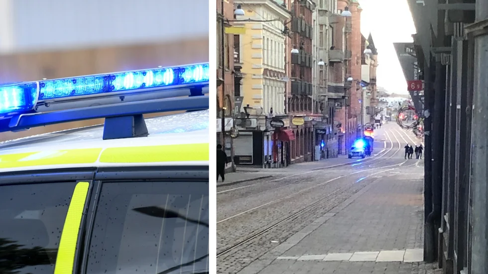 Vid 20-tiden på söndagskvällen knivskars en man i centrala Norrköping. 