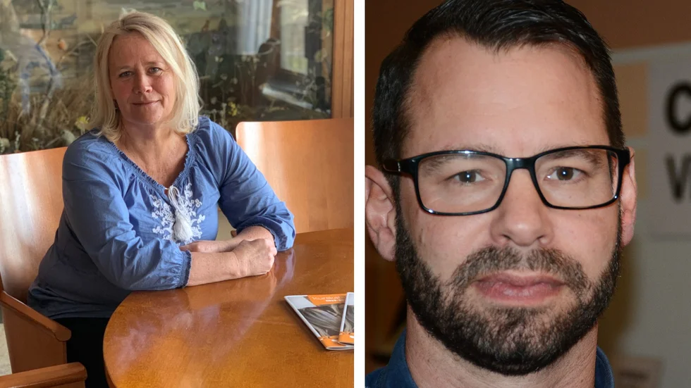 "Vår uppgift är att se till att erbjuda utbildningar som ger jobb", säger Susanne Lindvall, rektor på Vimmerby Folkhögskola, som vill starta ny yrkesutbildning. Mattias Nordqvist, campuschef på Vimmerby, hoppas att fler får upp ögonen för möjligheterna.