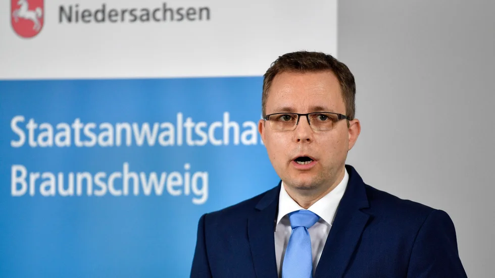 Tyske åklagaren Hans Christian Wolters avslöjar nya uppgifter om Madeleine McCanns försvinnande. Arkivbild.