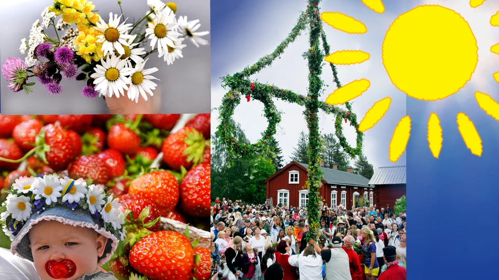Till skillnad från södra Sverige ser Norrbotten ut att slippa regn på midsommar i år.