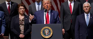 Coronaoptimistisk Trump varnar för Sverige