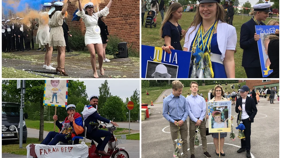 Så var studentutspringet i Motala.