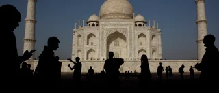 Taj Mahal skadat efter dödligt åskväder